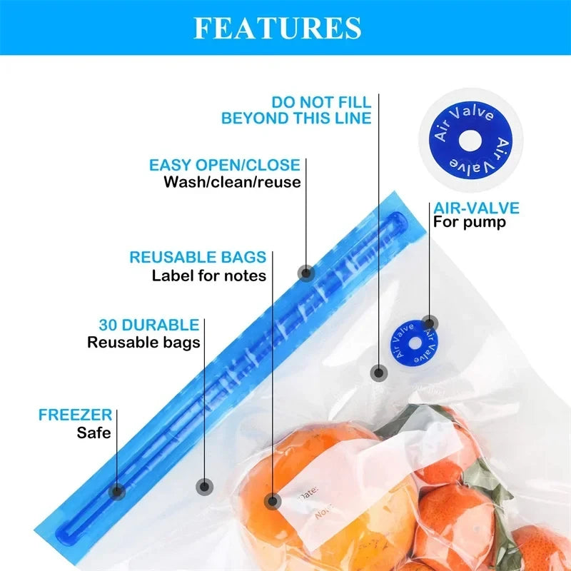Vacuum Sealed Food Bags Food Storage
